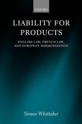 Liability for Products - Simon Whittaker