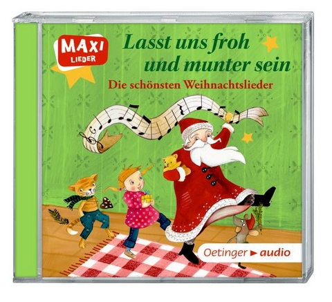 Lasst uns froh und munter sein. Die sch&ouml;nsten Weihnachtslieder, 1 Audio-CD - 
