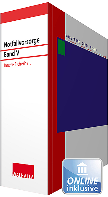 Notfallvorsorge Bd. V Innere Sicherheit