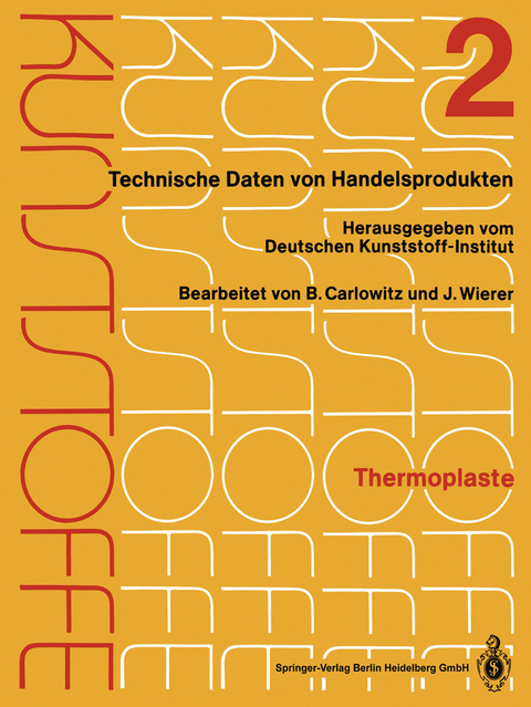 Thermoplaste - Bodo Carlowitz, J Wierer