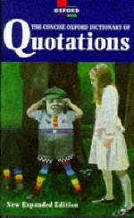 The Concise Oxford Dictionary of Quotations - Angela Partington