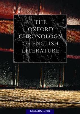 The Oxford Chronology of English Literature