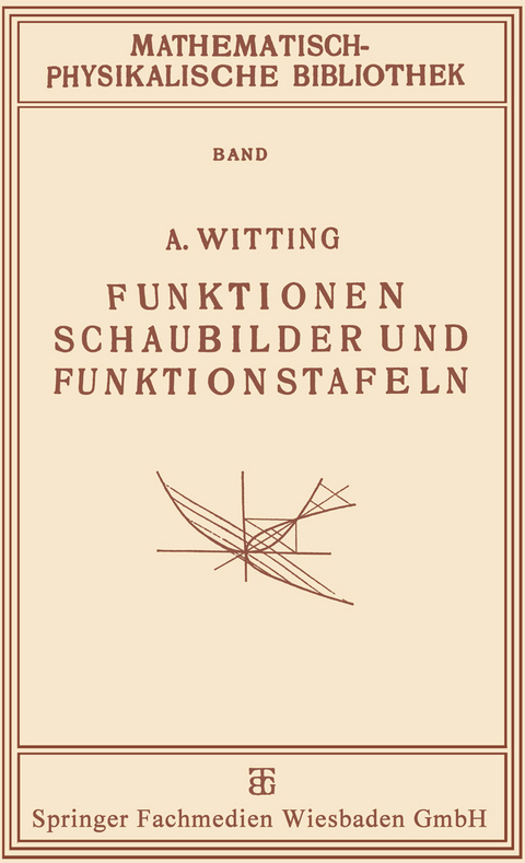 Funktionen, Schaubilder und Funktionstafeln - A. Witting