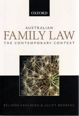 Australian Family Law: the Contemporary Context: Value Pack
