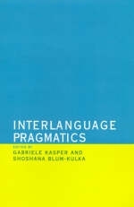 Interlanguage Pragmatics