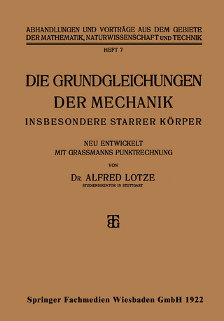 Die Grundgleichungen der Mechanik