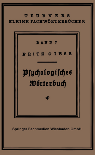 Psÿchologisches Wörterbuch