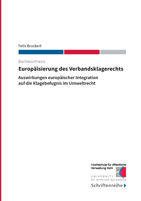 Europ&auml;isierung des Verbandsklagerechts - Felix Bruckert