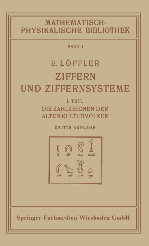 Ziffern und Ziffernsysteme - Eugen L&ouml;ffler