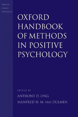 Oxford Handbook of Methods in Positive Psychology - 