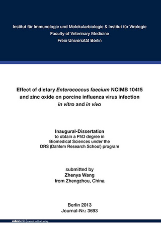 Effect of dietary Enterococcus faecium NCIMB 10415 and zinc oxide on porcine influenza virus infection in vitro and in vivo
