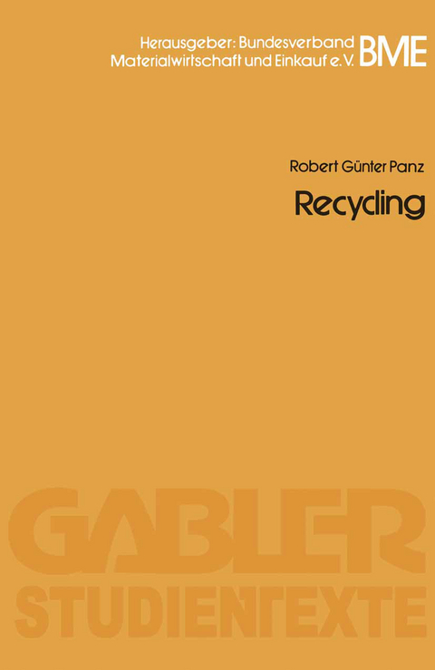 Recycling - Robert Günter Panz