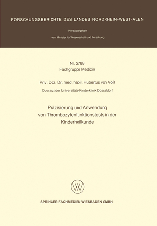 Präzisierung und Anwendung von Thrombozytenfunktionstests in der Kinderheilkunde