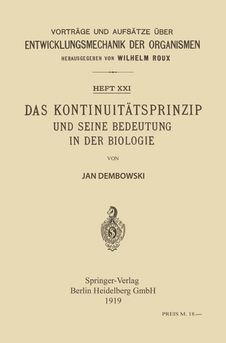 Das Kontinuitätsprinzip und seine Bedeutung in der Biologie