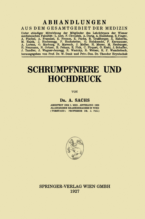 Schrumpfniere und Hochdruck - &Aacute;rp&aacute;d Sachs