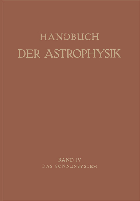 Das Sonnensystem - Giorgio Abetti, Walter Ernst Bernheimer