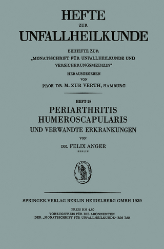 Periarthritis Humeroscapularis und Verwandte Erkrankungen