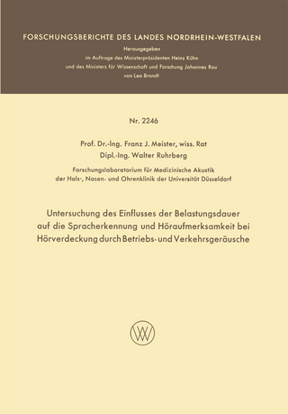 Untersuchung des Einflusses der Belastungsdauer auf die Spracherkennung und Höraufmerksamkeit bei Hörverdeckung durch Betriebs- und Verkehrsgeräusche