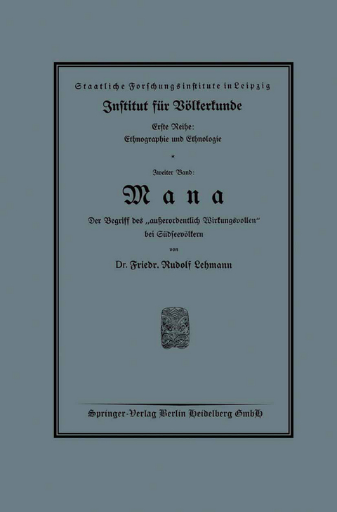 Mana - Friedrich Rudolf Lehmann