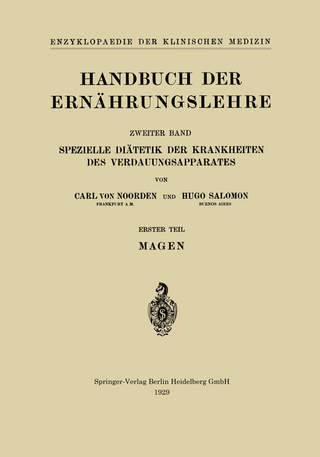 Handbuch der Ernährungslehre