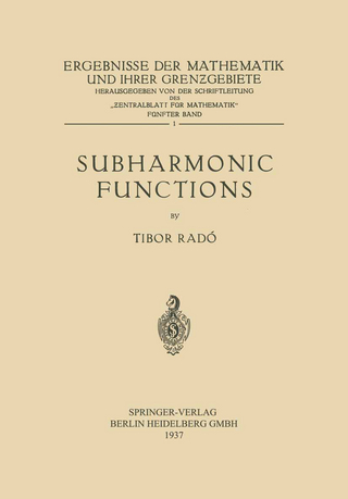 Subharmonic Functions