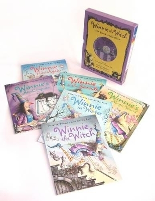 Winnie The Witch Teacher 6 Book & 2 CD Collection - Valerie Thomas