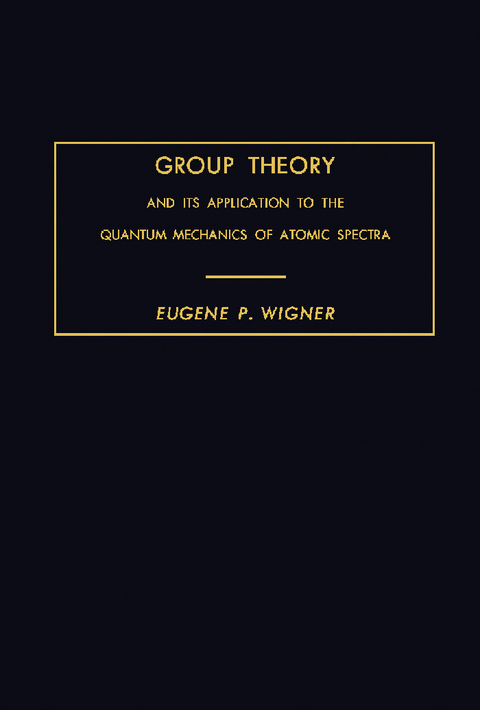 Group Theory -  Eugene P. Wigner