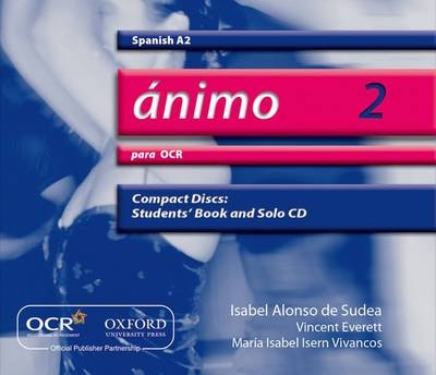 &Aacute;nimo 2: Para OCR A2 Audio CDs - Isabel Alonso de Sudea