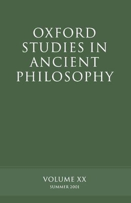 Oxford Studies in Ancient Philosophy volume XXV - 