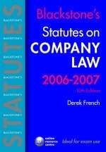 Blackstone's Statutes on Company Law - Derek French