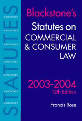 Statutes on Commercial and Consumer Law