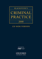 Blackstone's Criminal Practice - David Ormerod,  The Right Honourable Lord Justice Hooper