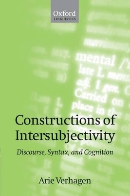 Constructions of Intersubjectivity - Arie Verhagen