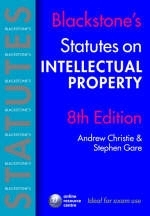 Blackstone's Statutes on Intellectual Property