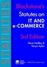 Blackstone's Statutes on IT and E-commerce
