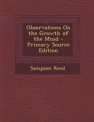 Observations on the Growth of the Mind