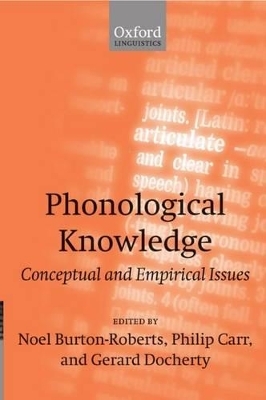 Phonological Knowledge - 