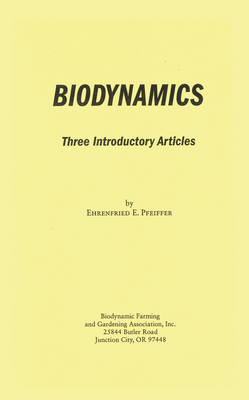 Biodynamics - Ehrenfried E. Pfeiffer