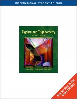 Algebra and Trigonometry - James Stewart, Lothar Redlin, Saleem Watson