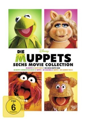 Die Muppets - 6 Movie Collection, 6 DVDs
