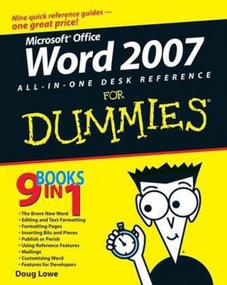 Word 2007 All-in-one Desk Reference For Dummies