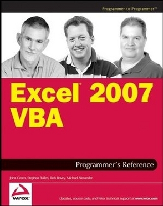 Excel 2007 VBA Programmer's Reference