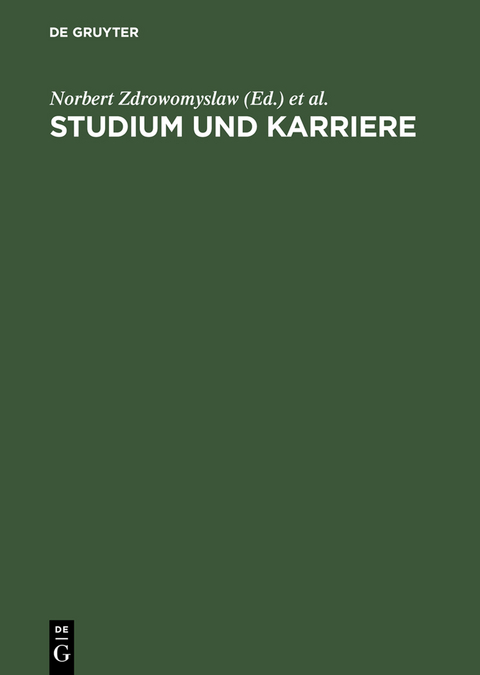 Studium und Karriere - 