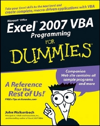 Excel 2007 VBA Programming For Dummies