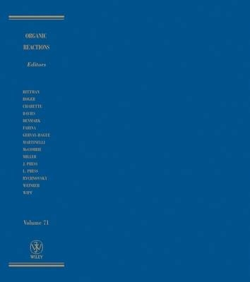 Organic Reactions, Volume 71 - 