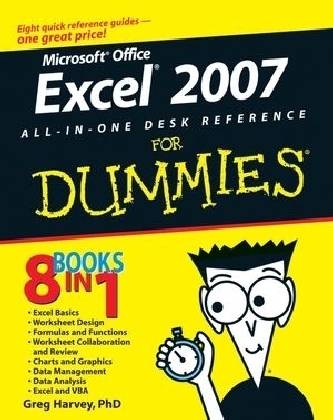 Excel 2007 All-In-One Desk Reference For Dummies - Greg Harvey
