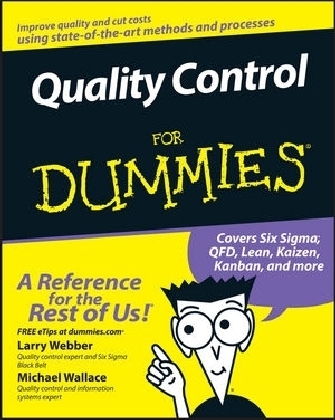 Quality Control for Dummies - Larry Webber, Michael Wallace