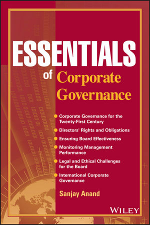 Essentials of Corporate Governance - Sanjay Anand