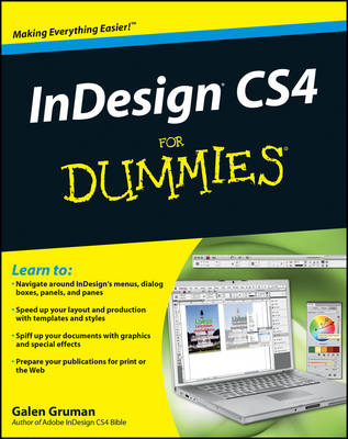 InDesign CS4 For Dummies - Galen Gruman