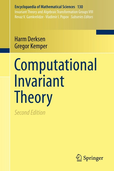 Computational Invariant Theory - Harm Derksen, Gregor Kemper
